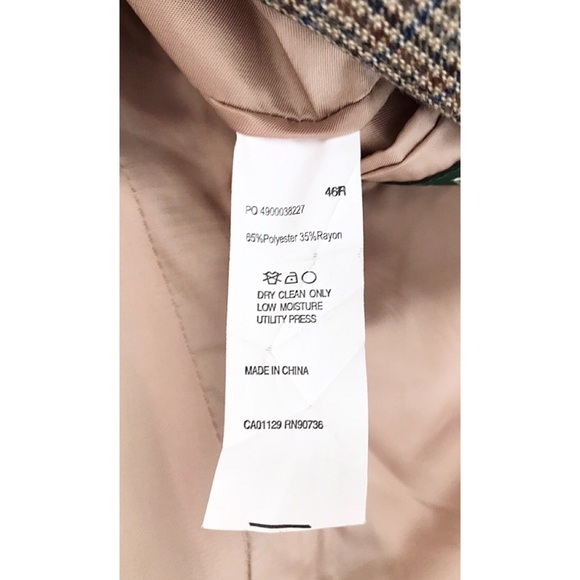 Men’s Polo Ralph Lauren Men’s Modern Fit Gabardine Sport Coat Blazer (46R) - Picture 8 of 8